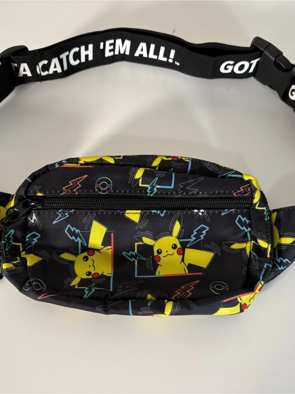 Pokemon Black & Yellow Pikachu Waist Bag